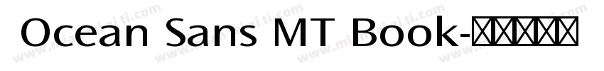  Ocean Sans MT Book字体转换